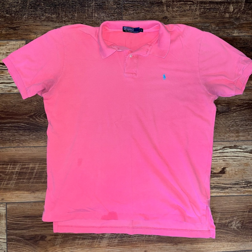 Pink Ralph Lauren polo